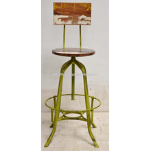 Industrial Vintage Retro Bar Hocker Green Distress Alte Farbe